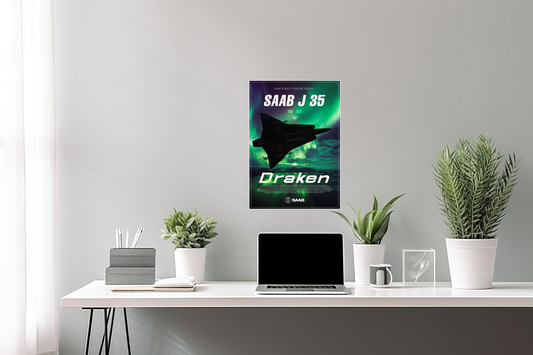 J 35 Draken Poster