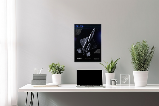 YF-23 Black Widow II Poster