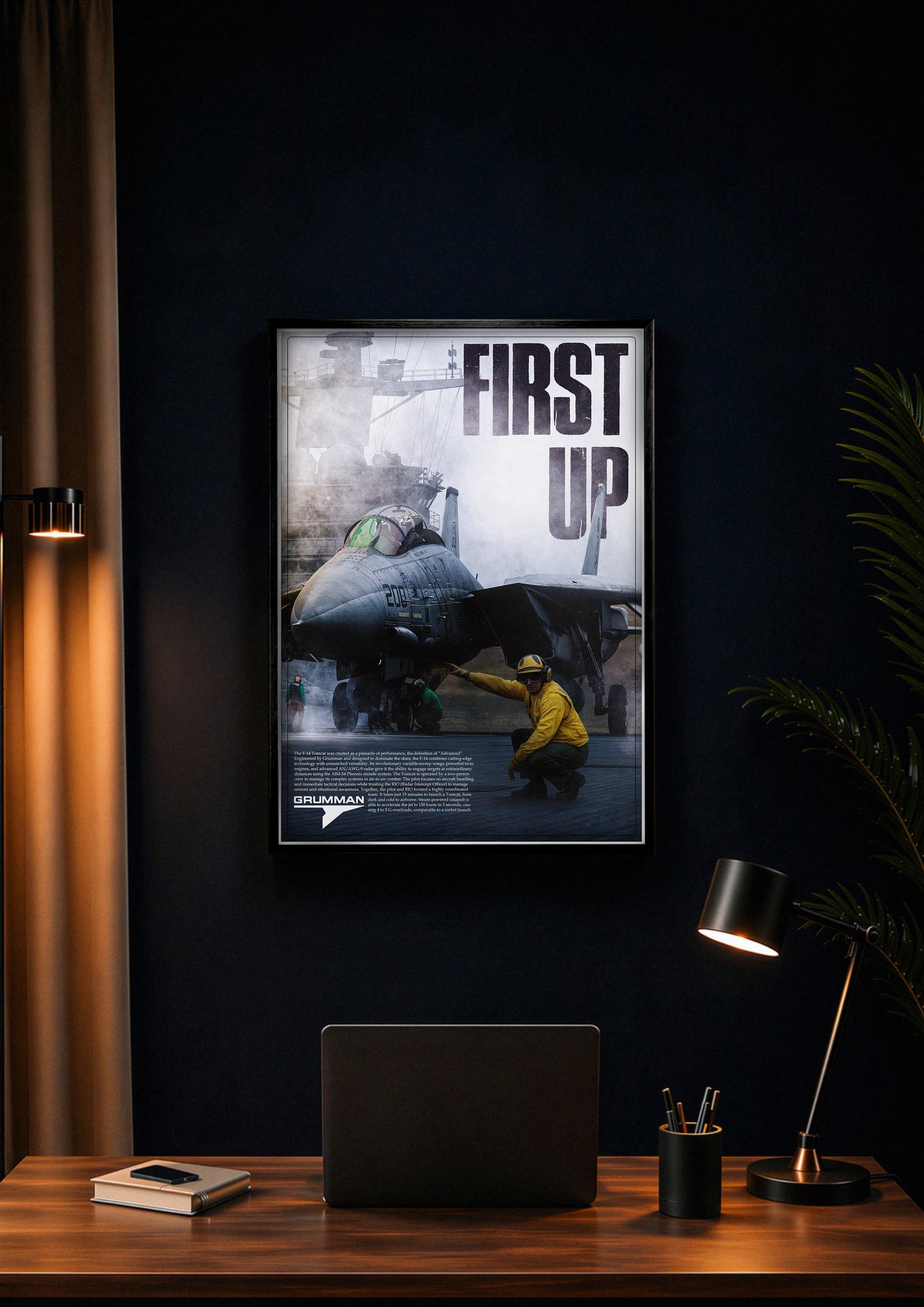 "First Up" F-14 Tomcat Poster