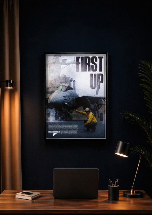"First Up" F-14 Tomcat Poster