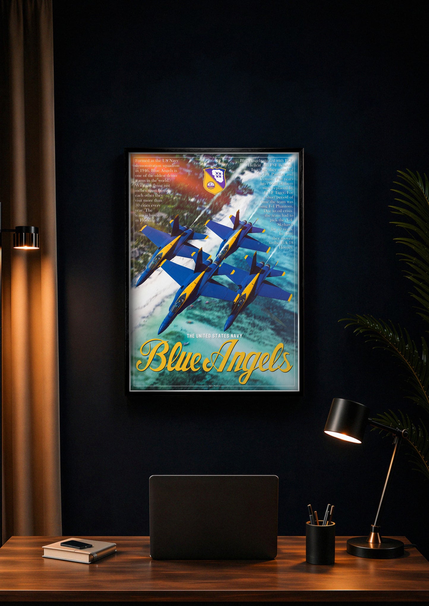 "Blue Angels" Team Poster