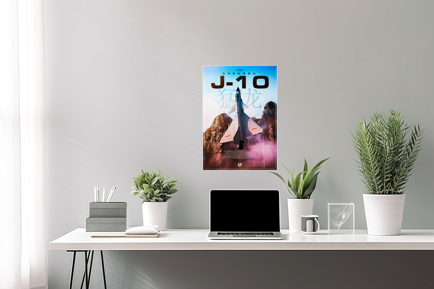 J-10 Vigorous Dragon Poster