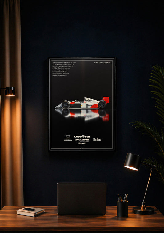 McLaren MP4/4 Poster