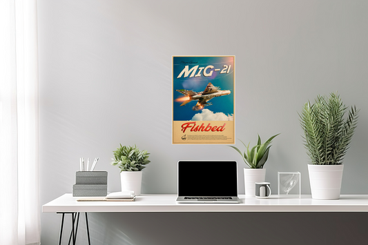 MiG-21 Fishbed Poster