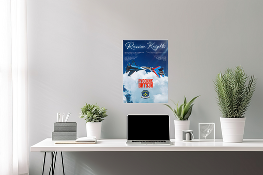 "Russian Knights" Team Poster
