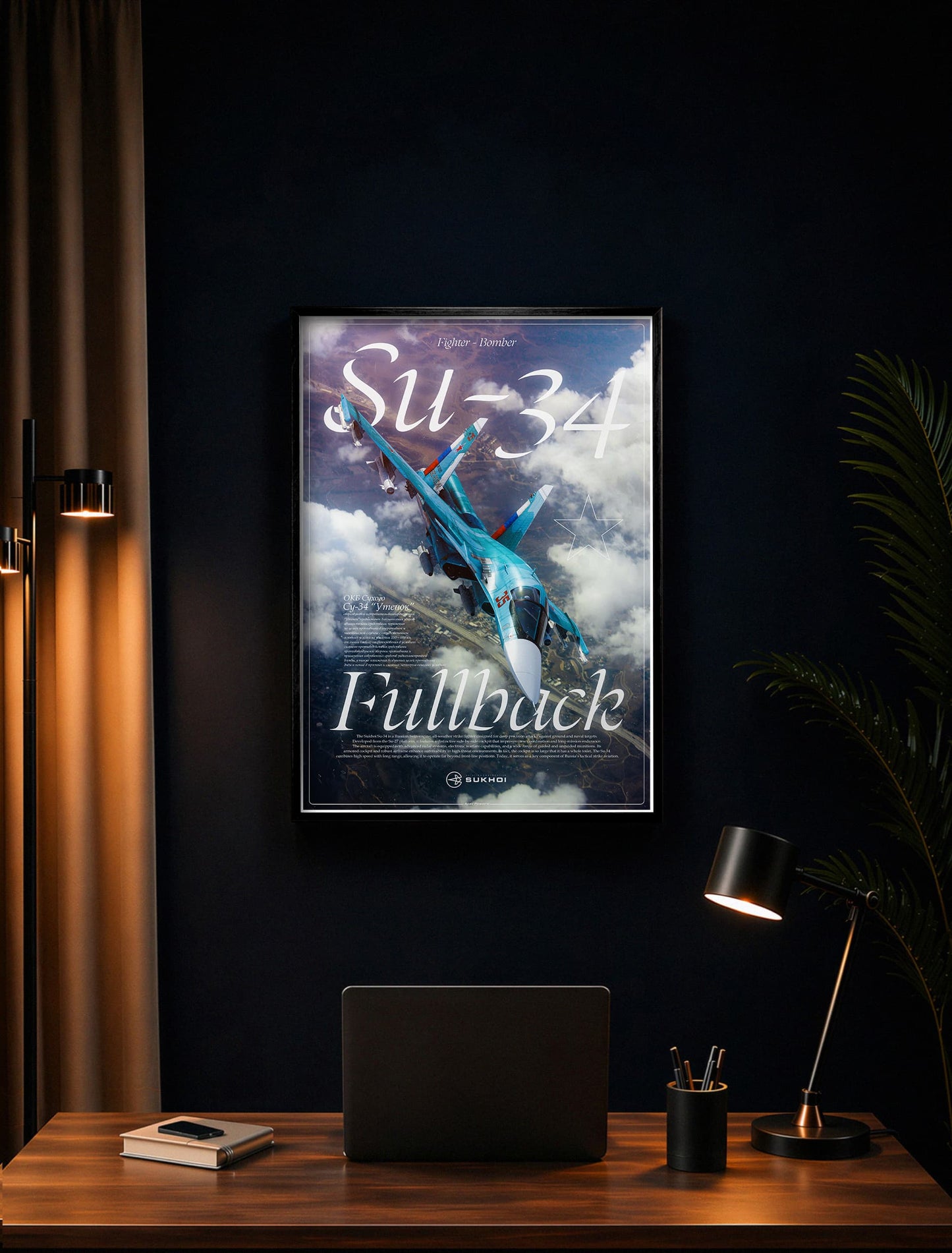 Su-34 Fullback Poster