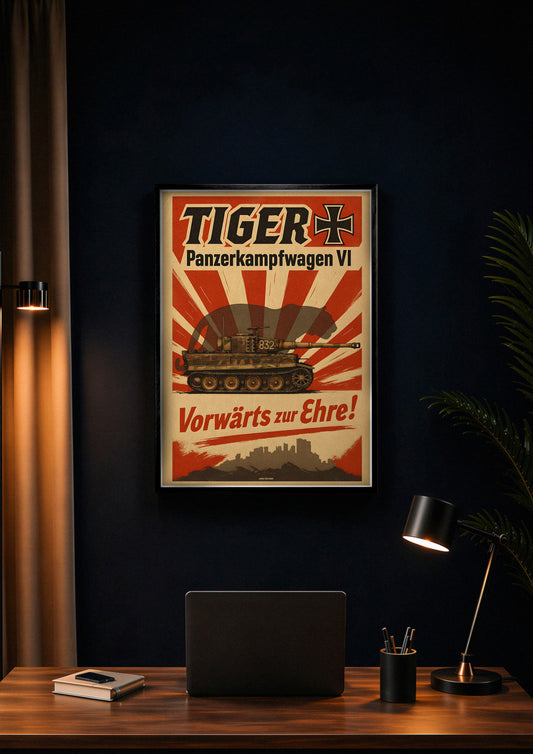 Tiger Tank Poster