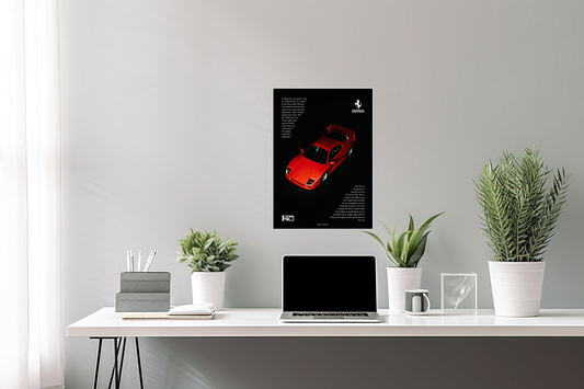 Ferrari F40 Poster