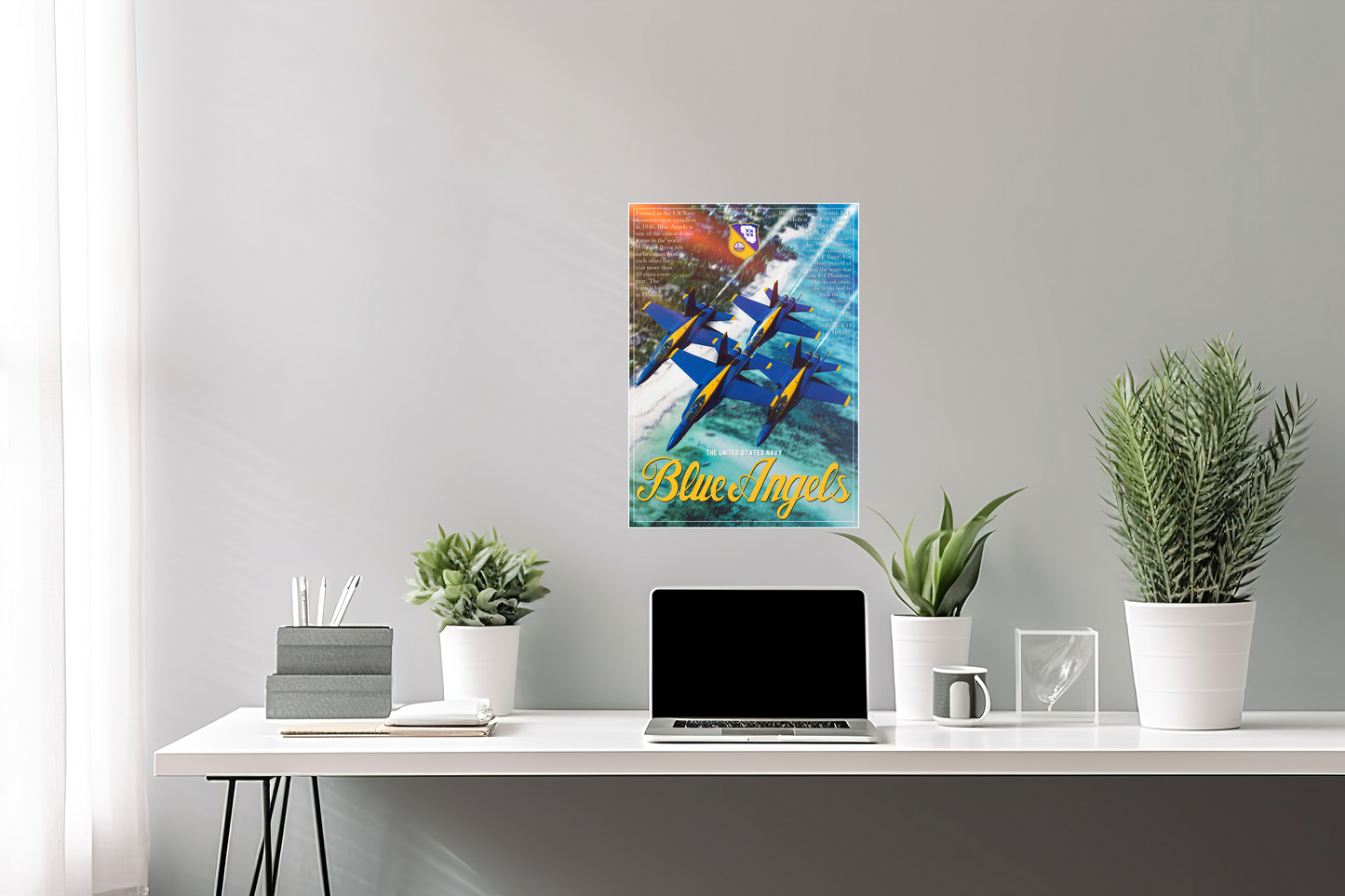 "Blue Angels" Team Poster