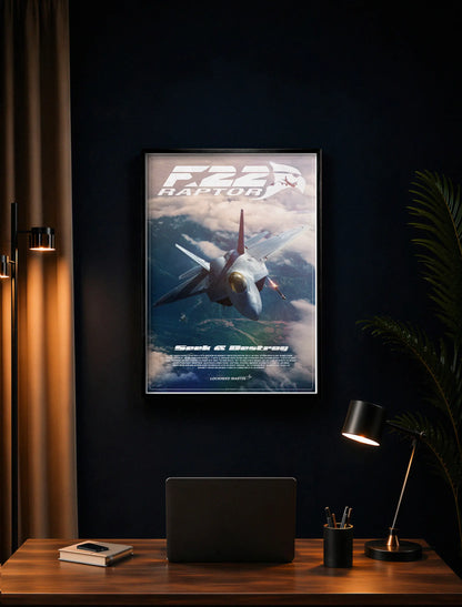 F-22 Raptor Poster