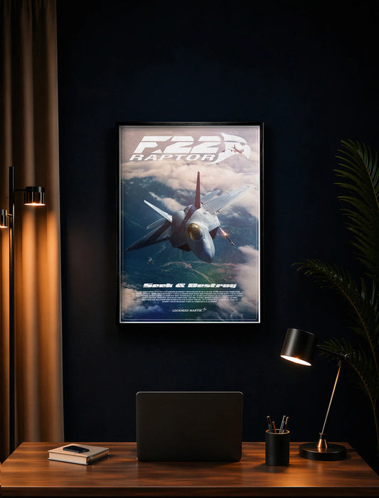 F-22 Raptor Poster