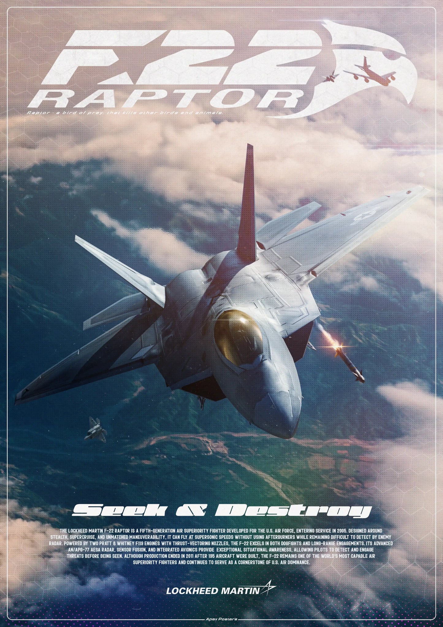 F-22 Raptor Poster