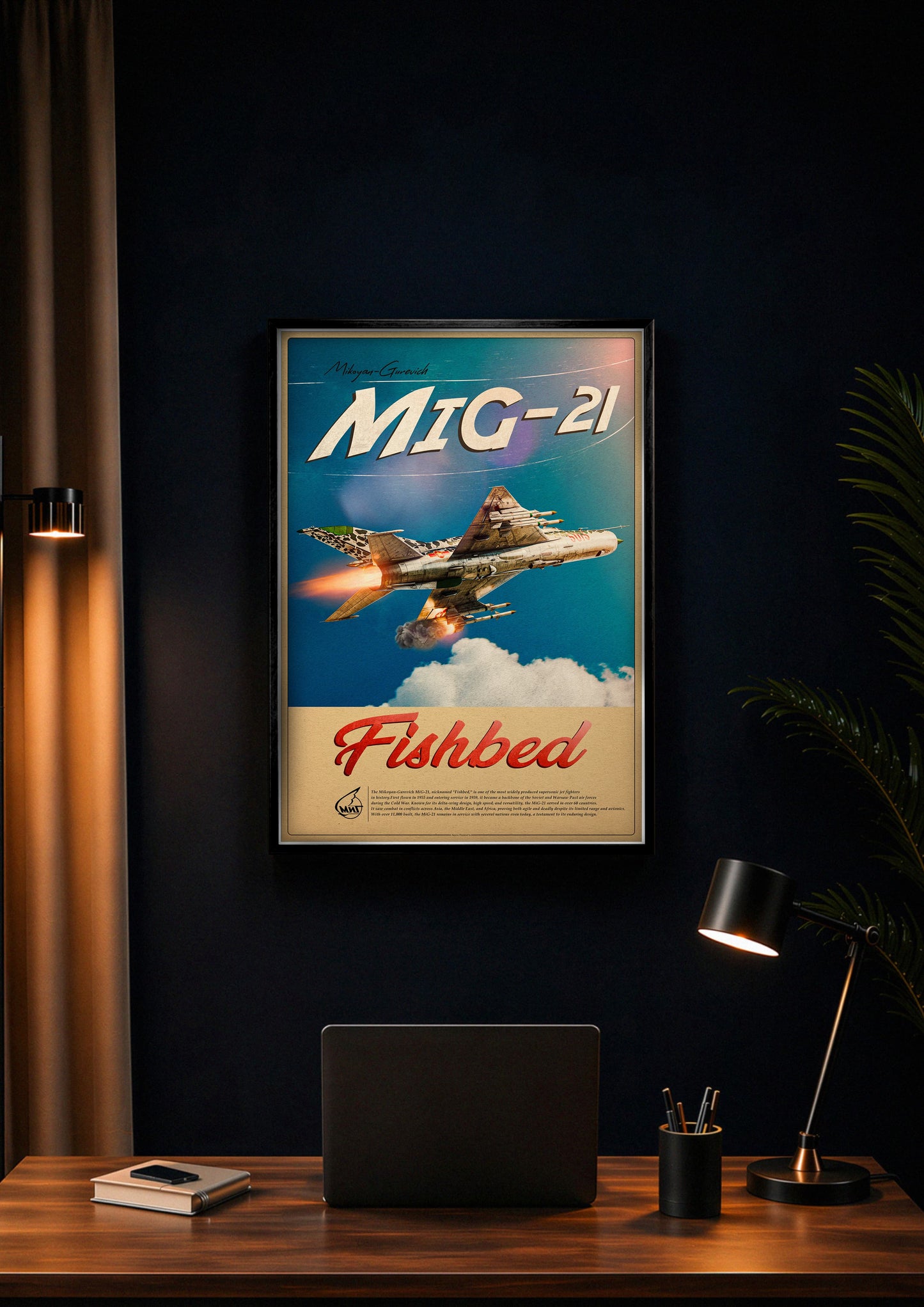 MiG-21 Fishbed Poster