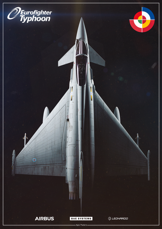 Eurofighter Typhoon Minimalism Poster (2 Variants)