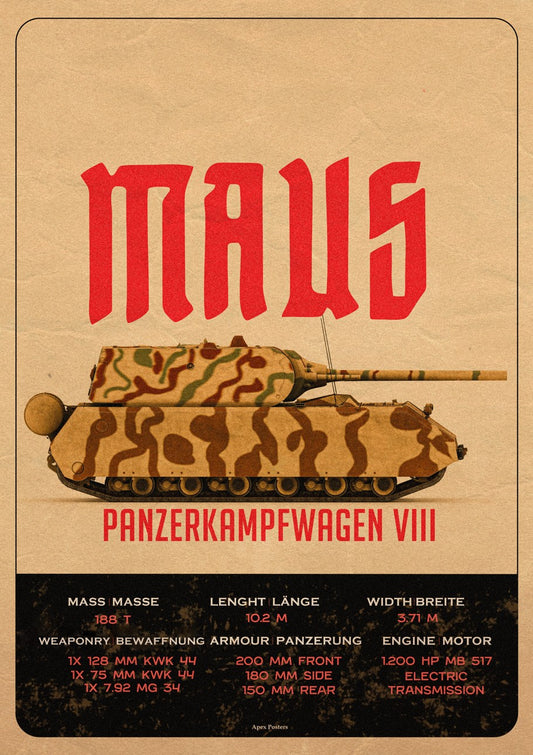Maus Tank Poster
