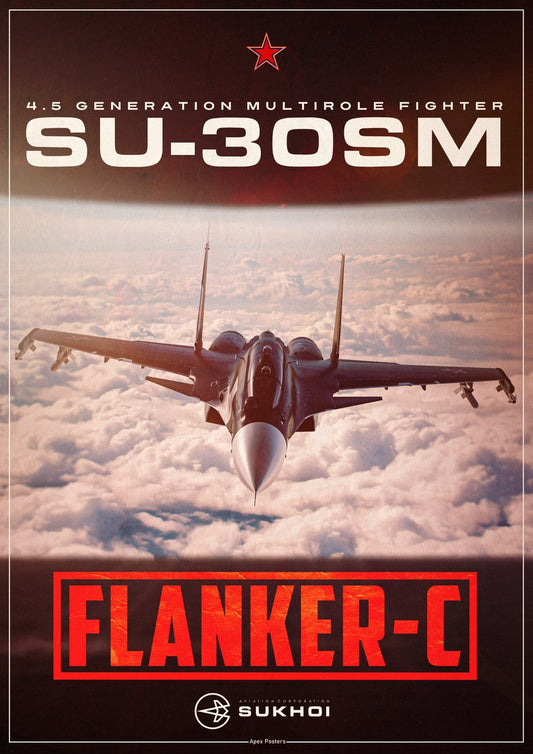 Su-30SM Poster