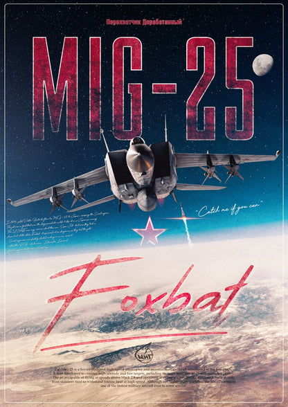 MiG-25 Foxbat Poster