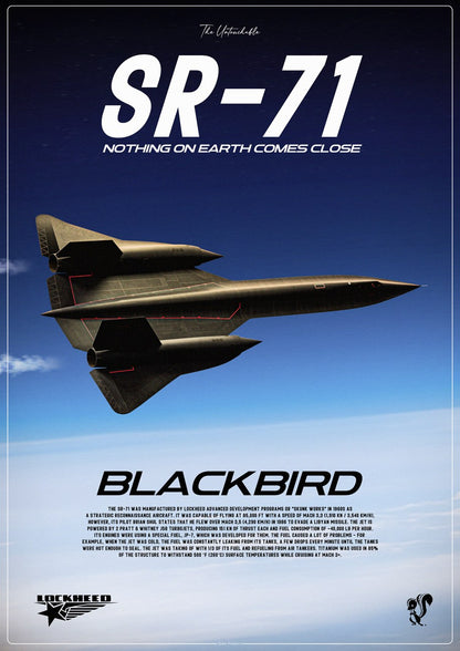 SR-71 Blackbird Poster