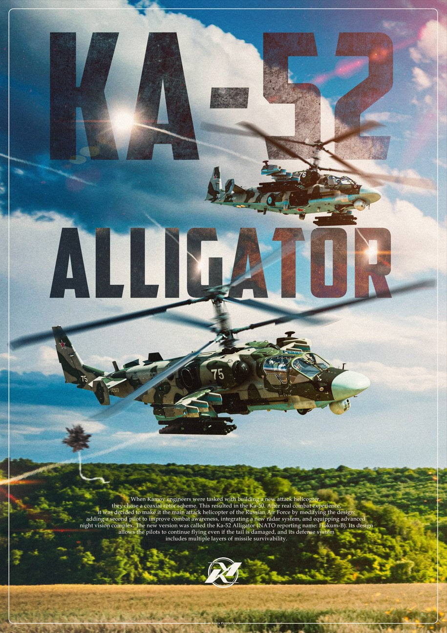 Ka-52 Alligator Poster