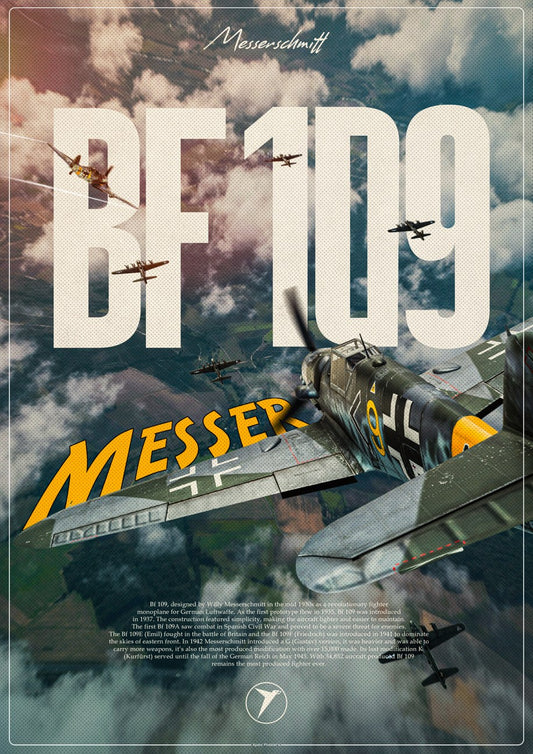 Messerschmitt Bf 109 Poster