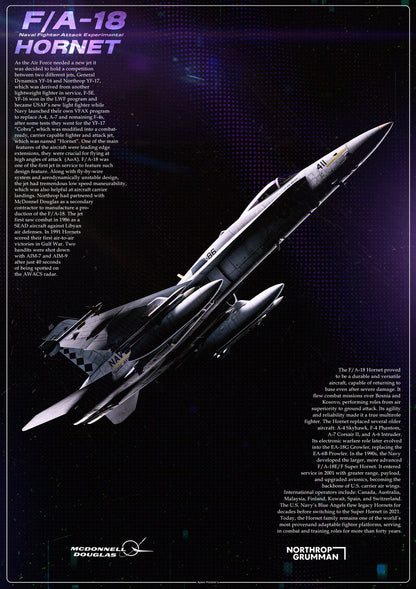 F/A-18 Hornet Poster