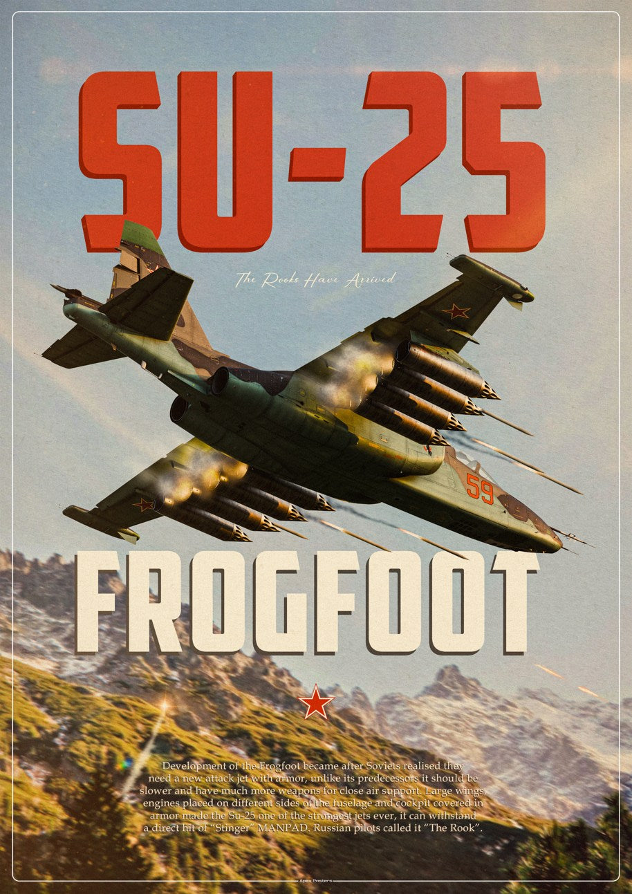 Su-25 Frogfoot Poster