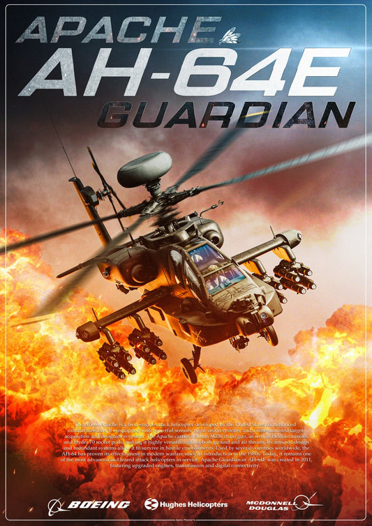 AH-64E Apache Poster