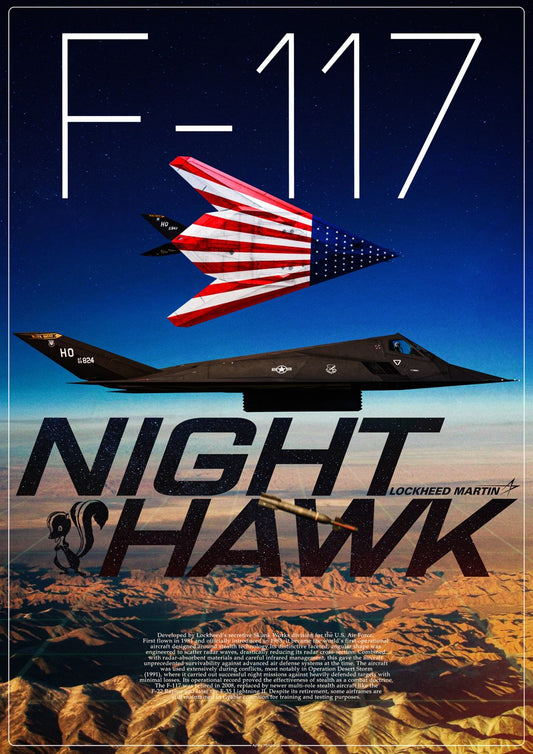 F-117 Nighthawk Poster