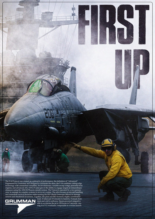 "First Up" F-14 Tomcat Poster