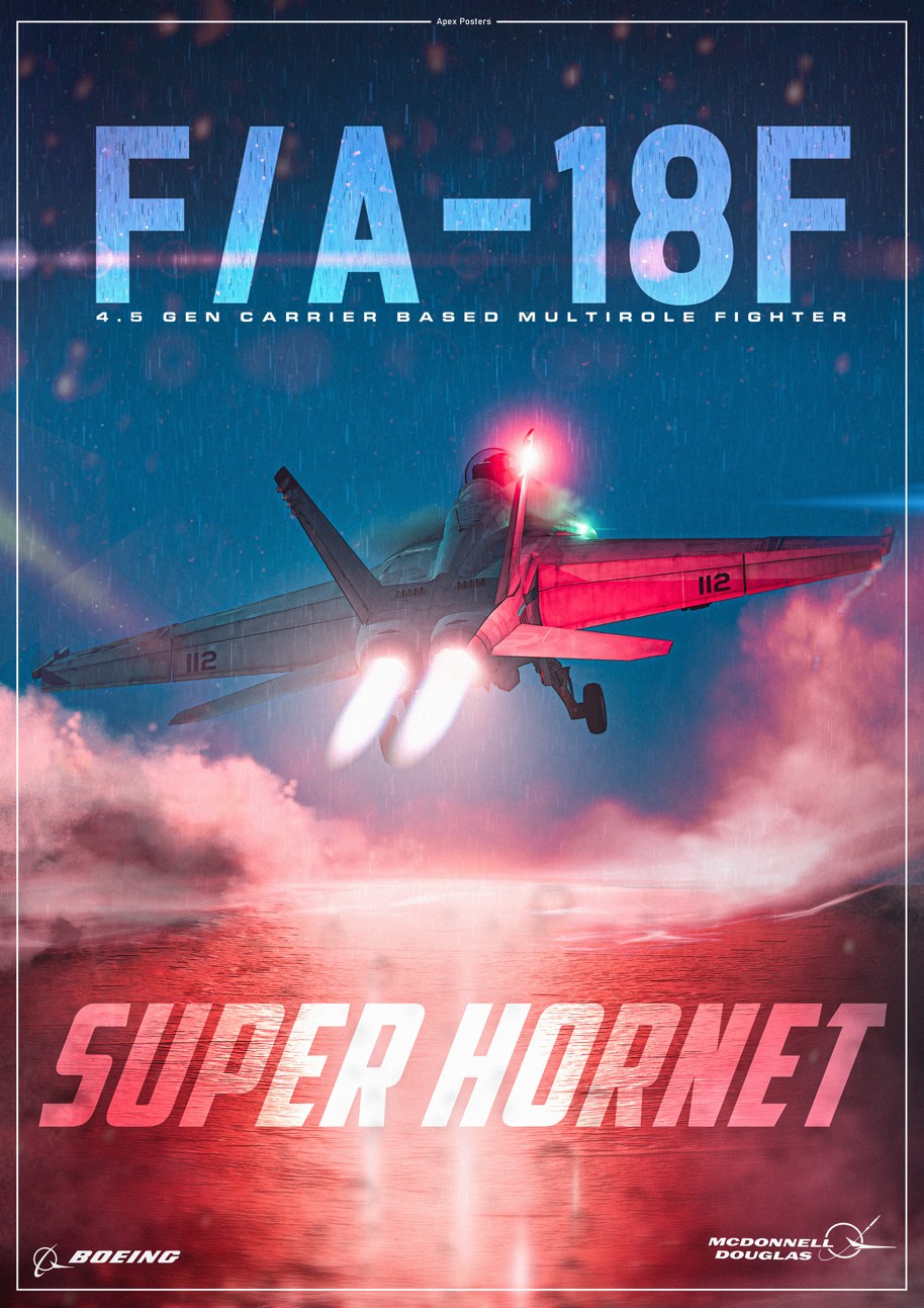 F/A-18F Super Hornet Poster – Apex Posters