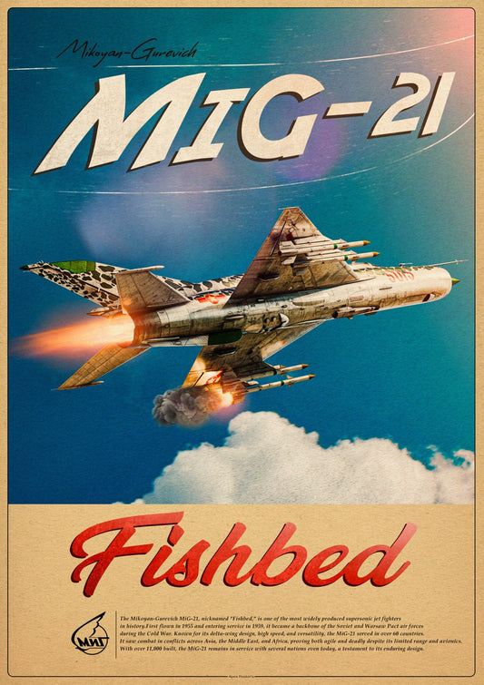 MiG-21 Fishbed Poster