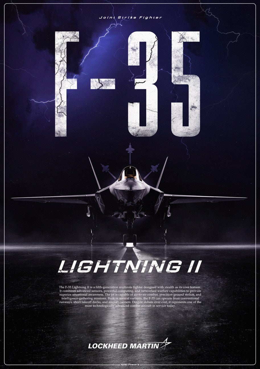 F-35 Lightning II Poster