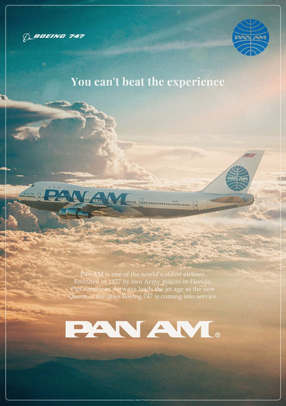 Pan Am Boeing 747 Poster