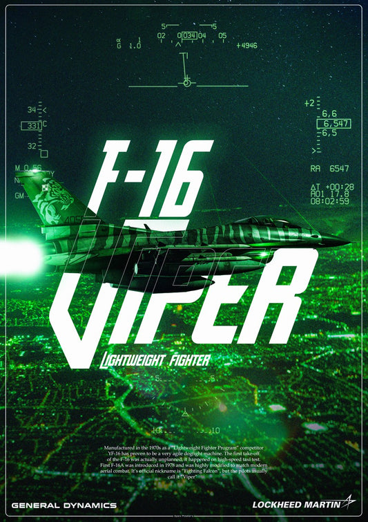 F-16 Viper Poster