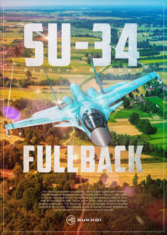 Su-34 Fullback Poster