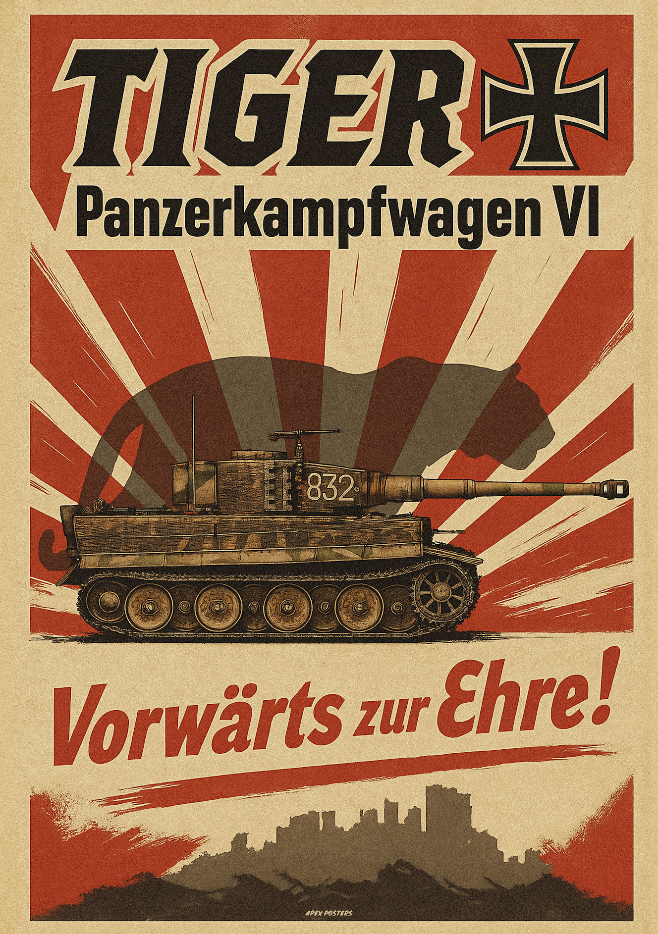 Tiger Tank Poster