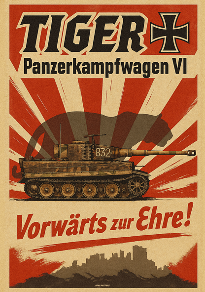 Tiger Tank Poster