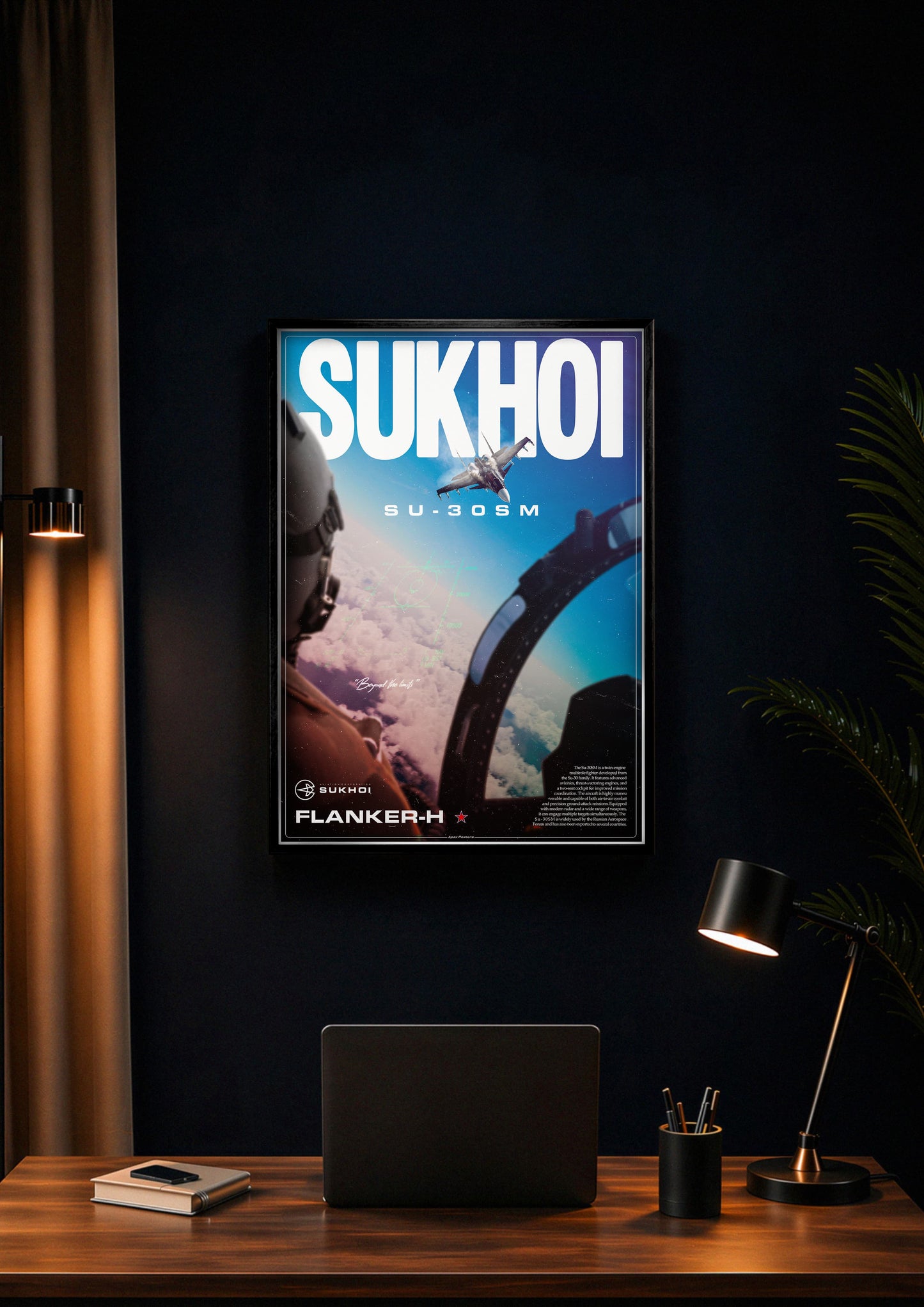 Su-30SM Poster