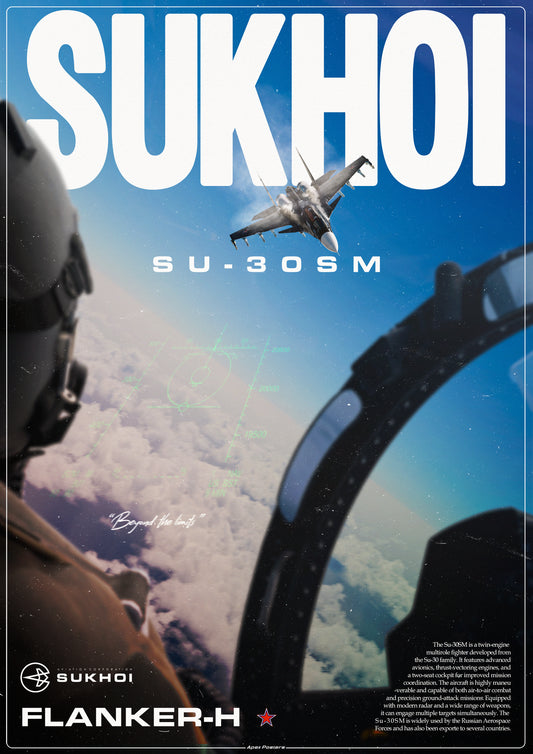 Su-30SM Poster