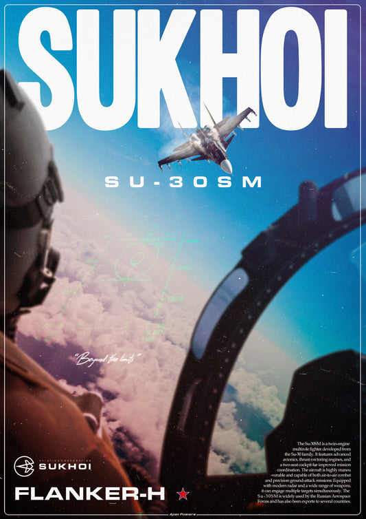 Su-30SM Poster