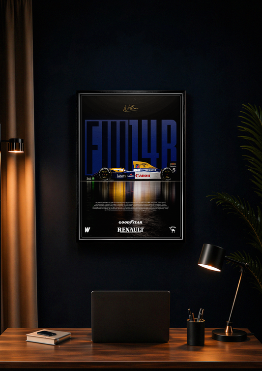 Williams FW14B Poster
