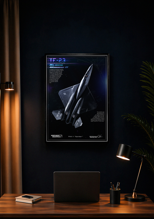 YF-23 Black Widow II Poster