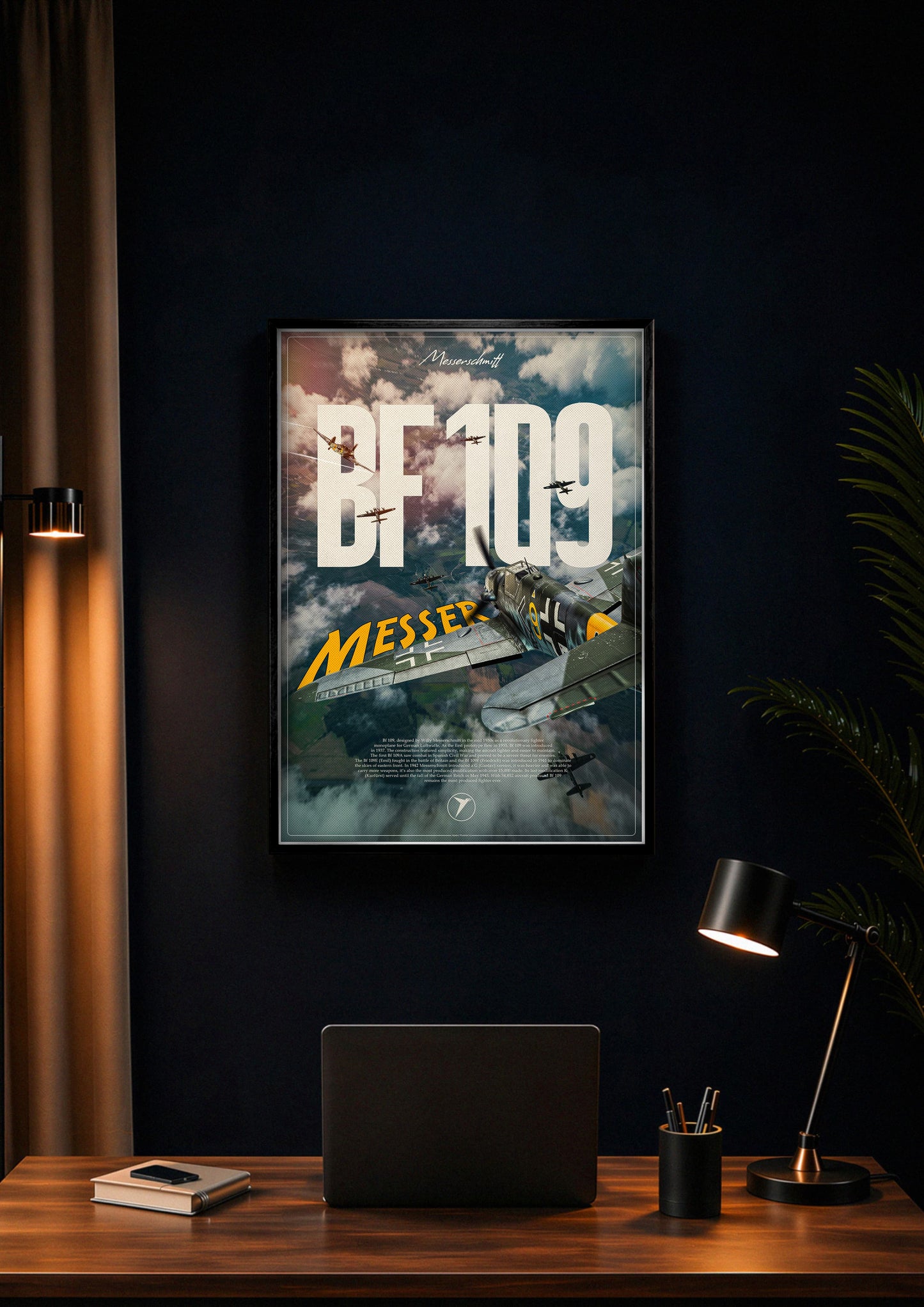 Messerschmitt Bf 109 Poster