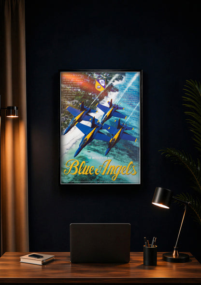 "Blue Angels" Team Poster