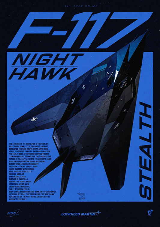F-117 Nighthawk Poster