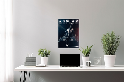 JAS-39 Gripen Minimalism Poster