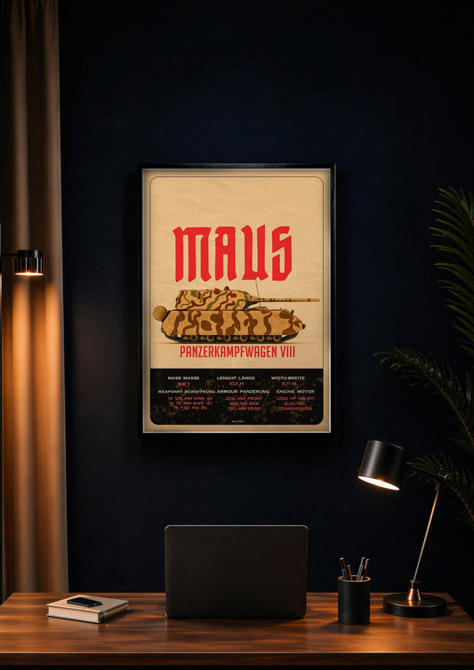 Maus Tank Poster