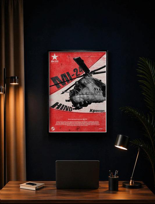 Mi-24 Hind Poster