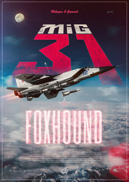 MiG-31 Foxhound Poster