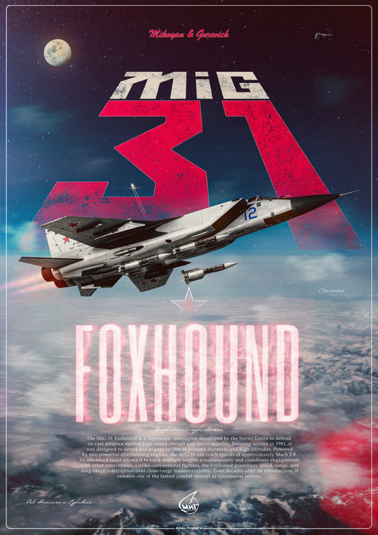 MiG-31 Foxhound Poster
